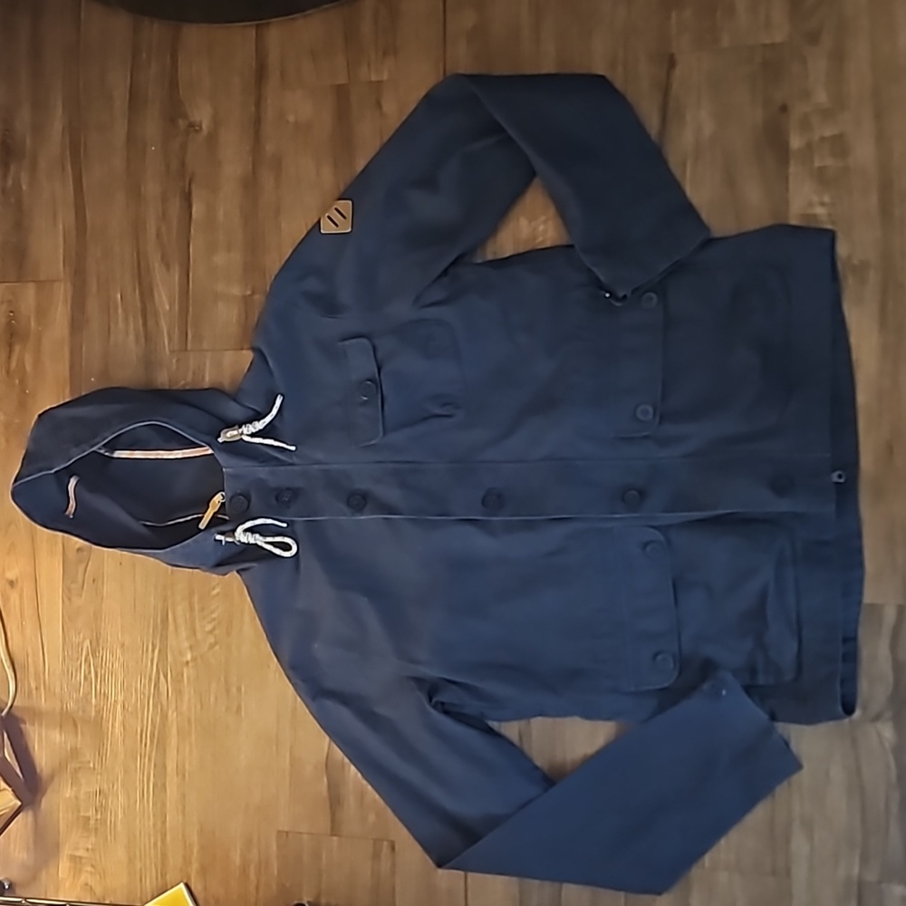 NWT From Men's O'Neill "Adventure Series Navy Blue HyperDry zip up Jacket"